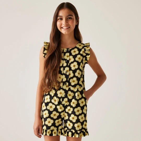 Zdjęcie produktu Regatta Orla Kiely Kostium dziewczęcy Playsuit Czarny