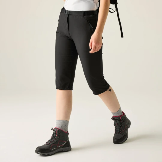 Zdjęcie produktu Regatta Spodnie damskie capri Xert Stretch Czarny