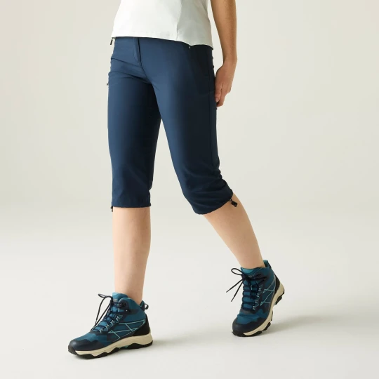 Zdjęcie produktu Regatta Spodnie damskie capri Xert Stretch Niebieski