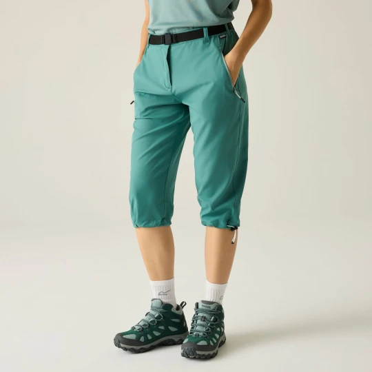 Zdjęcie produktu Regatta Spodnie damskie capri Xert Stretch Zielony