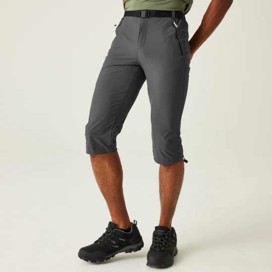 Zdjęcie produktu Regatta Spodnie męskie trekkingowe capri Xert Stretch III Szary