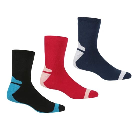 Zdjęcie produktu Regatta Skarpety damskie outdoorowe Ladies 3-pak Czarny