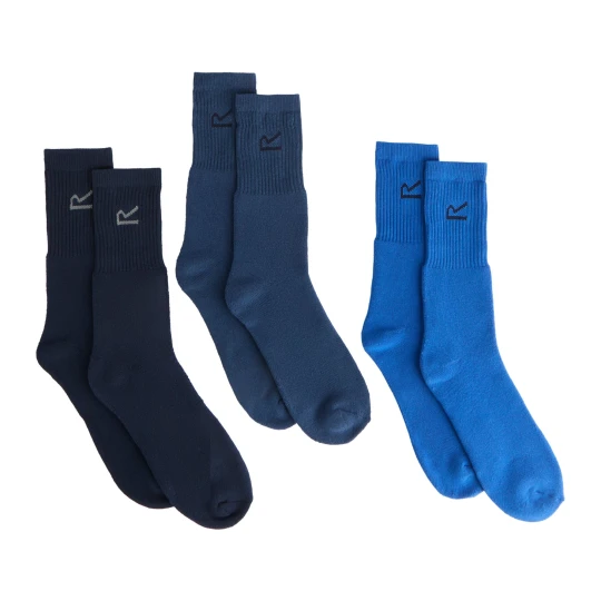 Zdjęcie produktu Regatta Skarpety męskie Sock in A Box 3-pak Niebieski