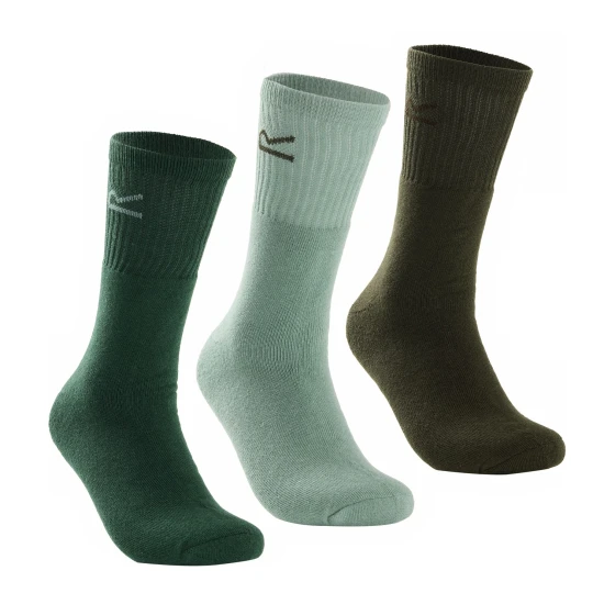 Zdjęcie produktu Regatta Skarpety męskie Sock in A Box 3-pak Zielony