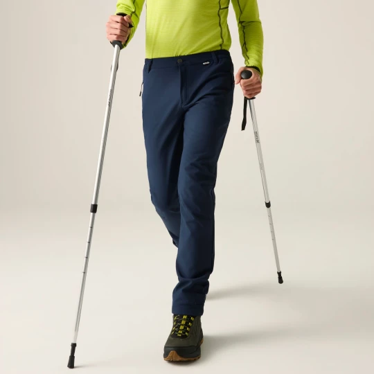 Zdjęcie produktu Regatta Spodnie trekkingowe męskie Geo Softshell Niebieski, Rozmiar: EU60 | Krótkie