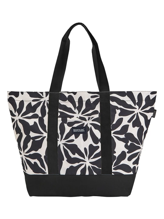 Zdjęcie produktu Regatta Torba plażowa "Boulder" w kolorze czarno-białym - 60 x 40 x 13 cm rozmiar: onesize