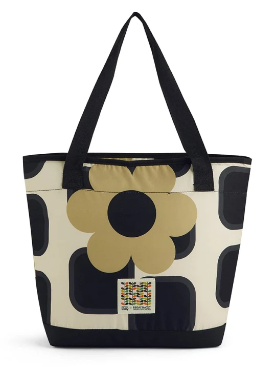Zdjęcie produktu Regatta Torba termiczna "Orla Kiely" w kolorze beżowo-czarnym - 46 x 37 x 14 cm - 16 l rozmiar: onesize