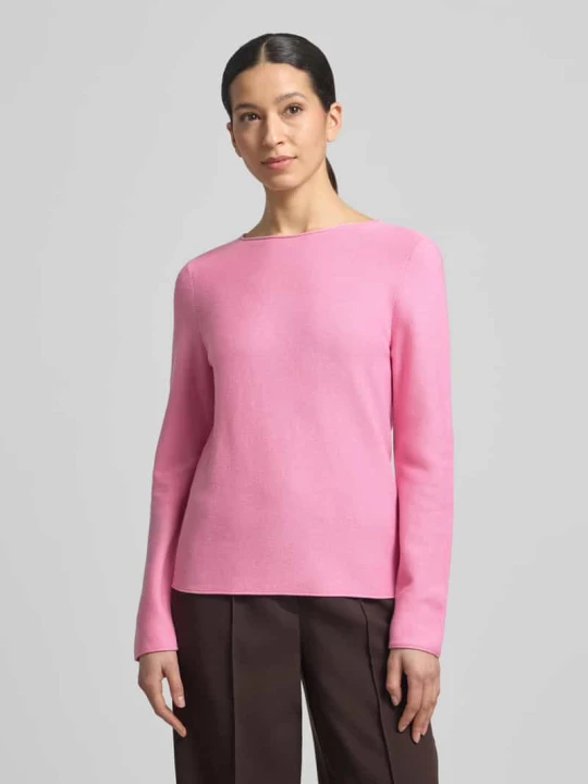 Zdjęcie produktu Regular Fit sweter dzianinowy z czystej bawełny Marc O'Polo Różowy