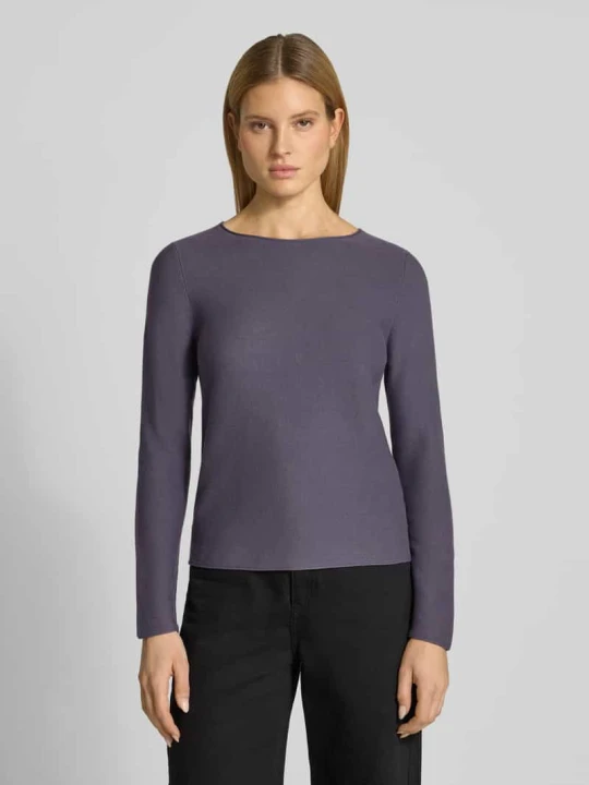 Zdjęcie produktu Regular Fit sweter dzianinowy z czystej bawełny Marc O'Polo Purpurowy