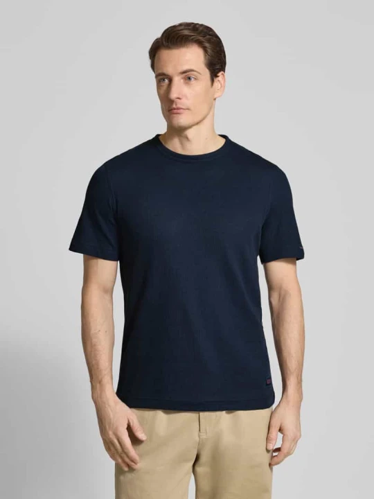 Zdjęcie produktu Regular Fit T-shirt z mieszanki bawełny Tom Tailor Granatowy