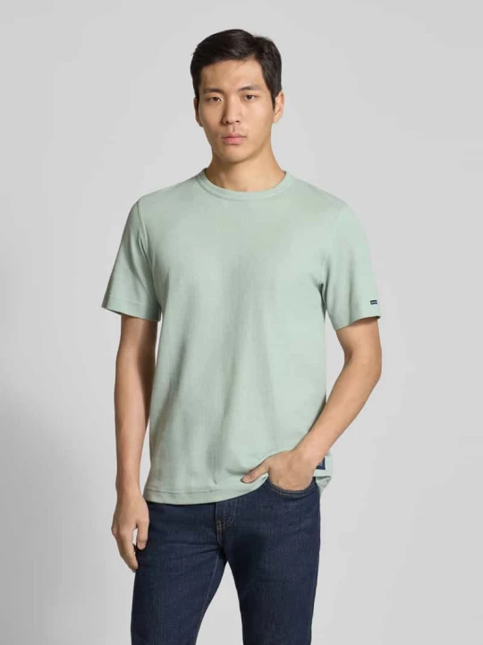 Zdjęcie produktu Regular Fit T-shirt z mieszanki bawełny Tom Tailor Limonkowy