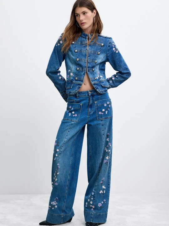 Zdjęcie produktu Regularne jeansy M.C. Lacroix Desigual niebieski