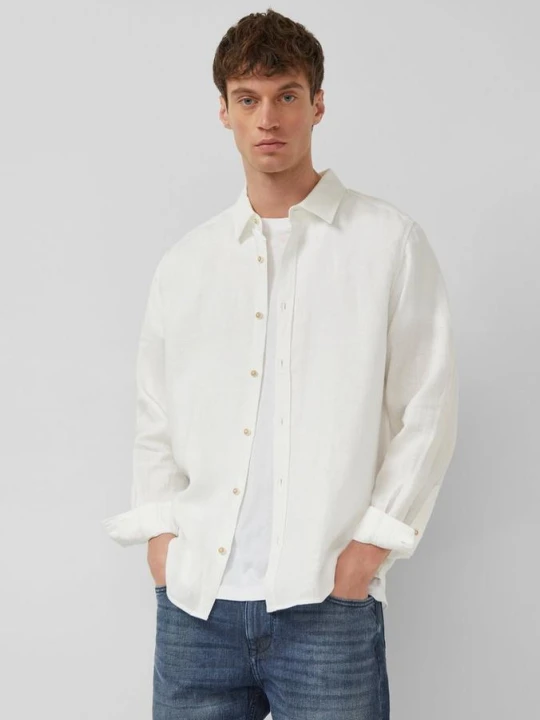 Zdjęcie produktu Regularny krój: koszula wykonana z czystego lnu s.Oliver kremowy