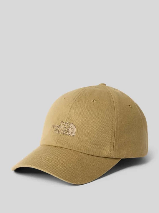 Zdjęcie produktu Regulowana długość czapka z daszkiem z wyhaftowanym logo The North Face Khaki