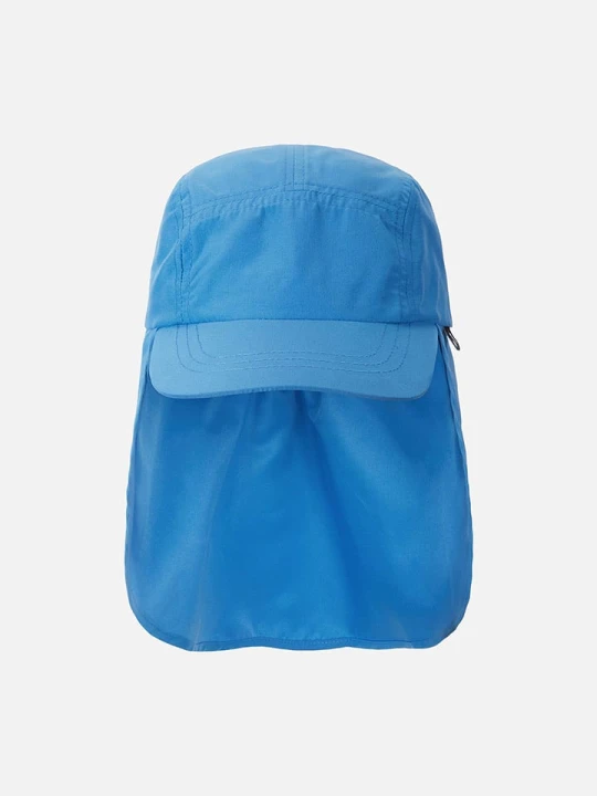 Zdjęcie produktu Reima Czapka "Biitsi" w kolorze niebieskim z osłoną karku rozmiar: 48 cm
