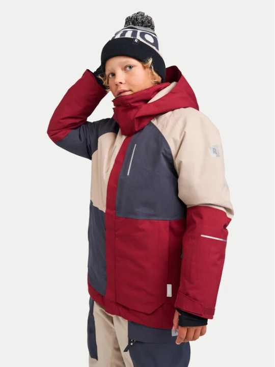 Zdjęcie produktu Reima Kurtka narciarska Litto 5100479A Bordowy Regular Fit