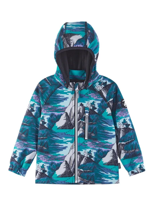 Zdjęcie produktu Reima Kurtka softshell Moomin Vantti 5100009E Kolorowy Regular Fit