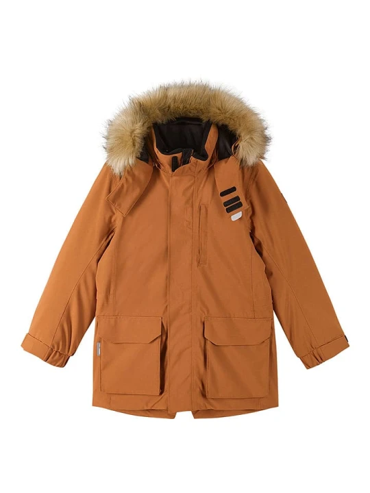 Zdjęcie produktu Reima Parka "Ajaton" w kolorze pomarańczowym rozmiar: 128