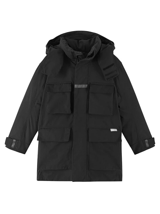 Zdjęcie produktu Reima Parka "Luja" w kolorze czarnym rozmiar: 104