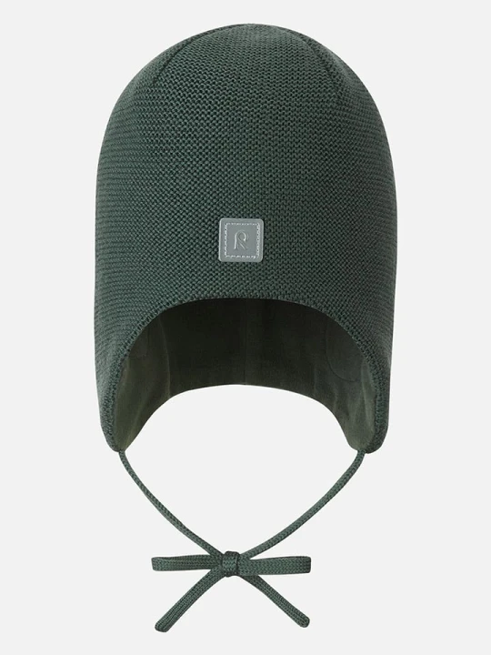 Zdjęcie produktu Reima Wełniana czapka "Piponen" w kolorze zielonym rozmiar: 48 cm