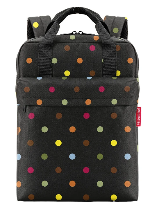 Zdjęcie produktu Reisenthel Plecak "Allday M" w kolorze czarnym ze wzorem - 30 x 39 x 13 cm rozmiar: onesize