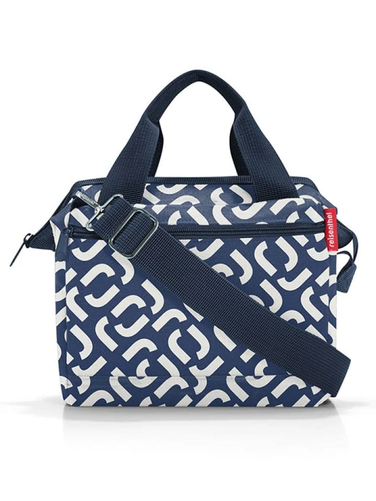 Zdjęcie produktu Reisenthel Torebka "Allrounder" w kolorze granatowo-białym - 22 x 24 x 13 cm rozmiar: onesize