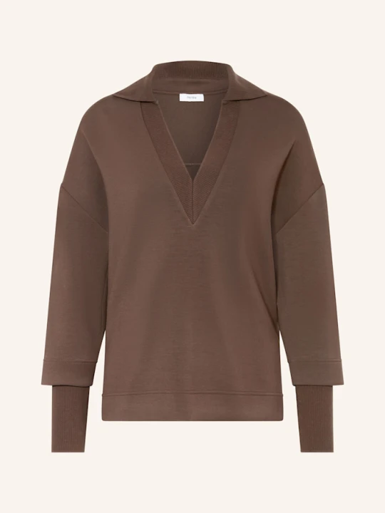 Zdjęcie produktu Reiss Bluza Nierozpinana Bernie Z Mieszanki Materiałów braun BRĄZOWY