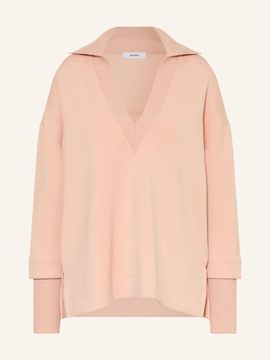 Zdjęcie produktu Reiss Bluza Nierozpinana Bernie Z Mieszanki Materiałów rosa BLADORÓŻOWY