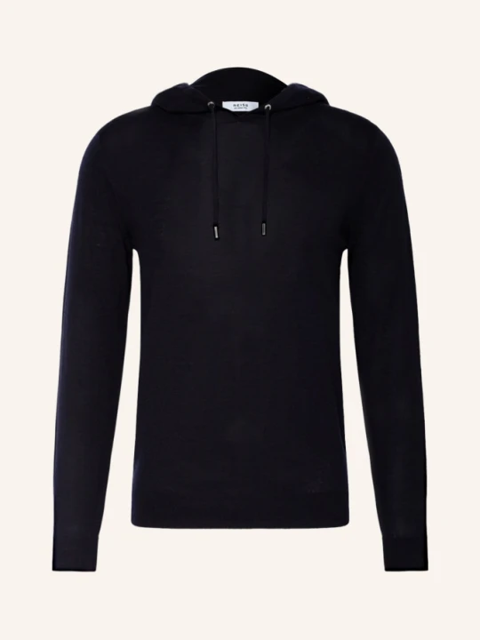 Zdjęcie produktu Reiss Bluza Z Kapturem Z Dzianiny Holland blau GRANATOWY