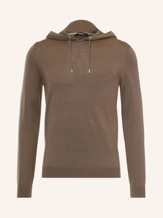 Zdjęcie produktu Reiss Bluza Z Kapturem Z Dzianiny Holland braun BRĄZOWY