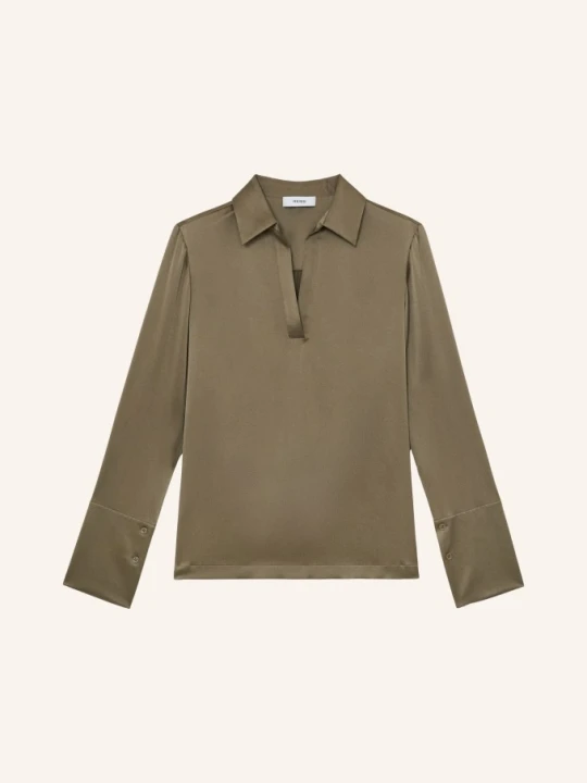 Zdjęcie produktu Reiss Bluzka Marina Z Jedwabiu gruen KHAKI