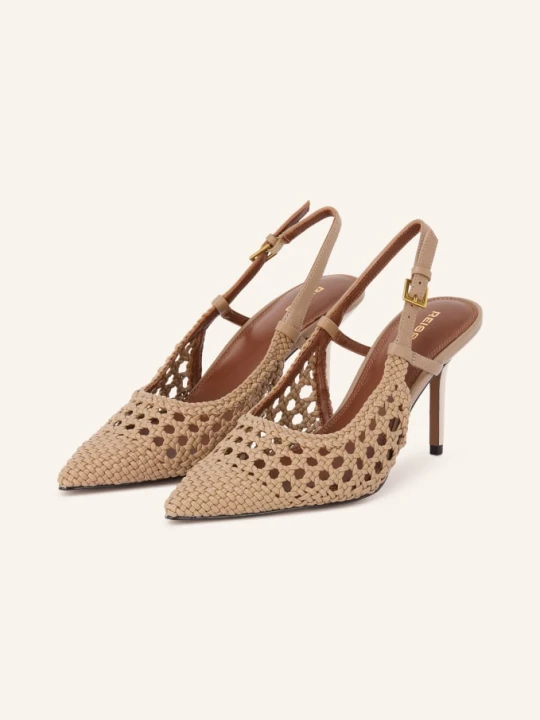 Zdjęcie produktu Reiss Czółenka Z Paskiem Lena beige