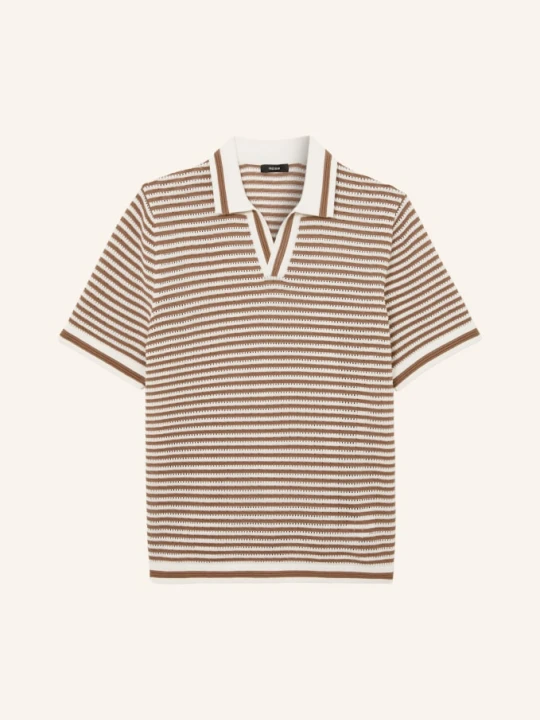 Zdjęcie produktu Reiss Dzianinowa Koszulka Polo Carlford braun