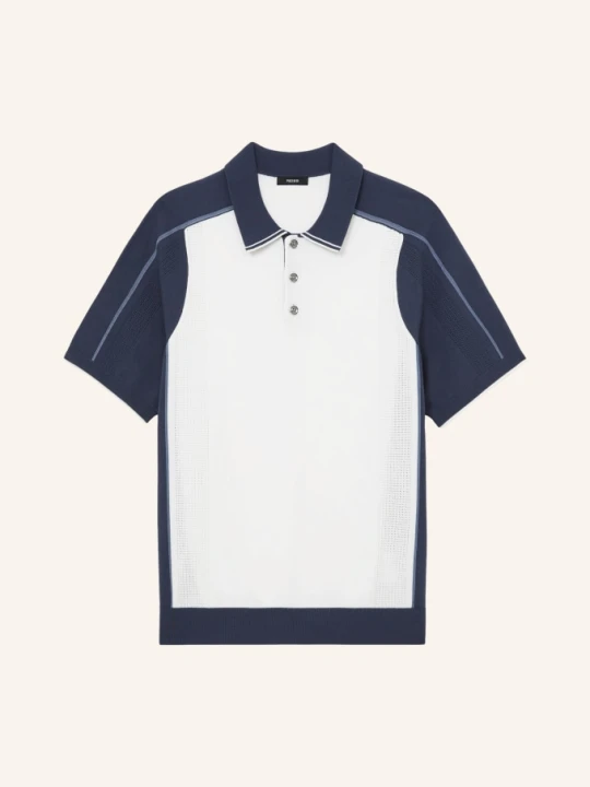 Zdjęcie produktu Reiss Dzianinowa Koszulka Polo Claremont weiss