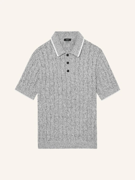Zdjęcie produktu Reiss Dzianinowa Koszulka Polo Denby schwarz