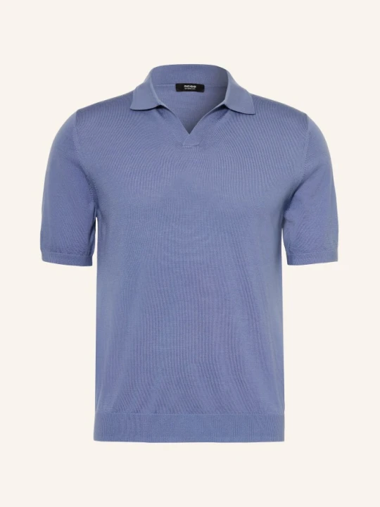 Zdjęcie produktu Reiss Dzianinowa Koszulka Polo Duchie Z Wełny Merynosowej blau NIEBIESKI