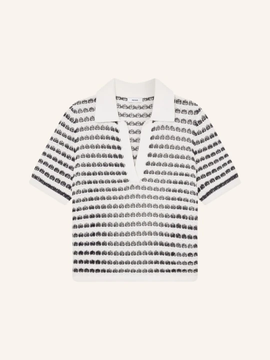 Zdjęcie produktu Reiss Dzianinowa Koszulka Polo Gemma blau