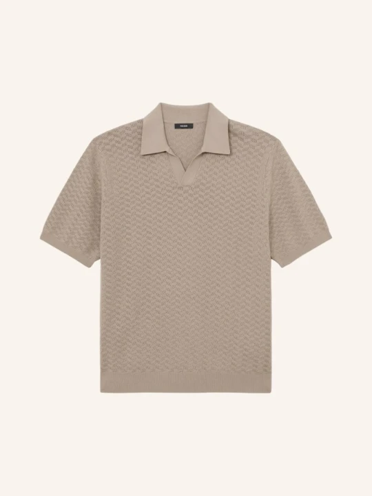 Zdjęcie produktu Reiss Dzianinowa Koszulka Polo Sol braun