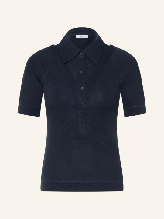 Zdjęcie produktu Reiss Dzianinowa Koszulka Shona blau GRANATOWY