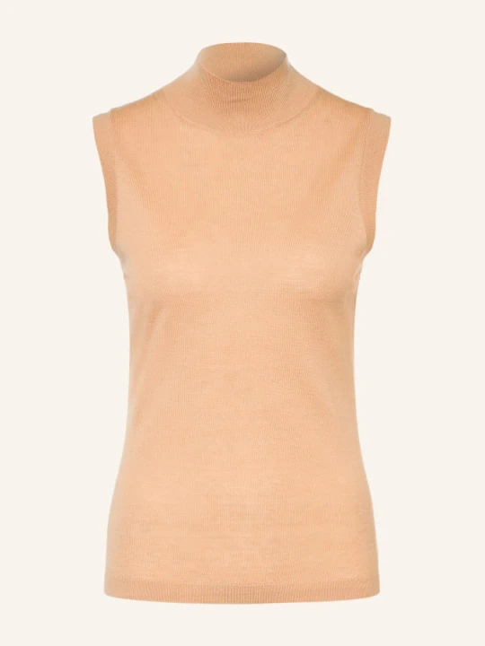 Zdjęcie produktu Reiss Dzianinowy Top Evelyn Z Wełny Merynosowej braun CAMELOWY