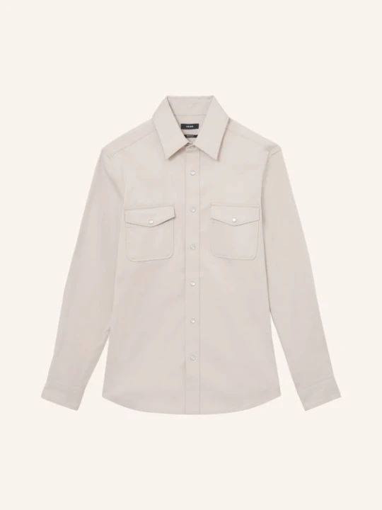 Zdjęcie produktu Reiss Koszula Typu Overshirt Mcrae grau KREMOWY