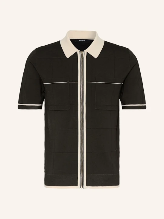 Zdjęcie produktu Reiss Koszula Z Dzianiny Baxter Slim Fit schwarz