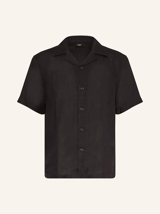 Zdjęcie produktu Reiss Koszula Z Klapami Beldi Relaxed Fit Z Lnu schwarz CZARNY