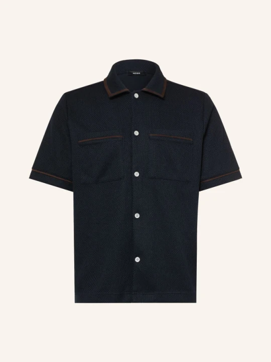 Zdjęcie produktu Reiss Koszula Z Krótkim Rękawem Weaver Comfort Fit blau GRANATOWY