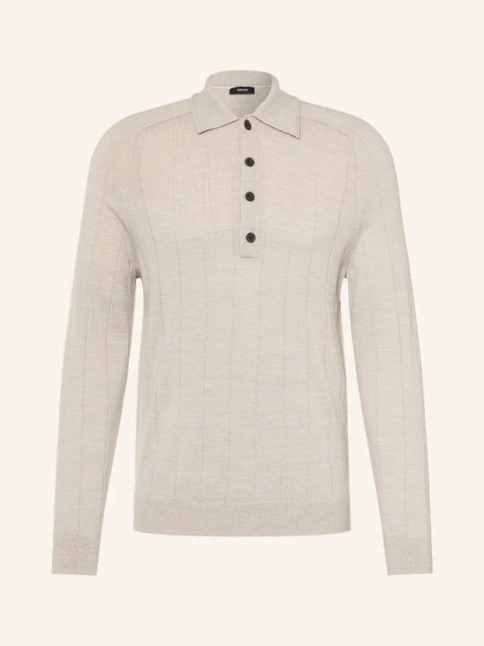 Zdjęcie produktu Reiss Koszulka Polo Z Dzianiny Greyson grau JASNOBRĄZOWY