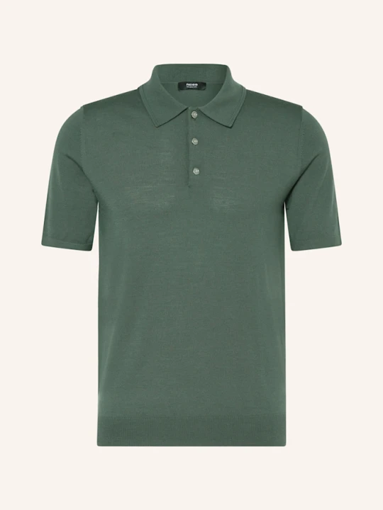 Zdjęcie produktu Reiss Koszulka Polo Z Dzianiny Manor Z Wełny Merino gruen CIEMNOZIELONY