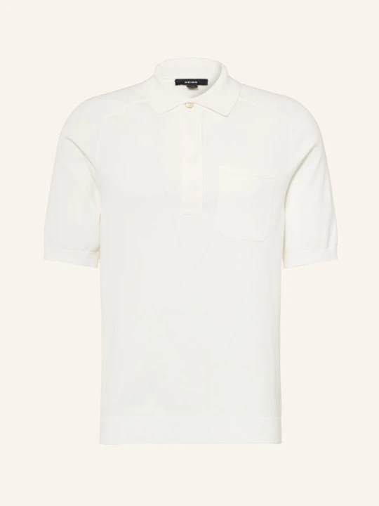 Zdjęcie produktu Reiss Koszulka Polo Z Dzianiny Selkirk weiss BIAŁY