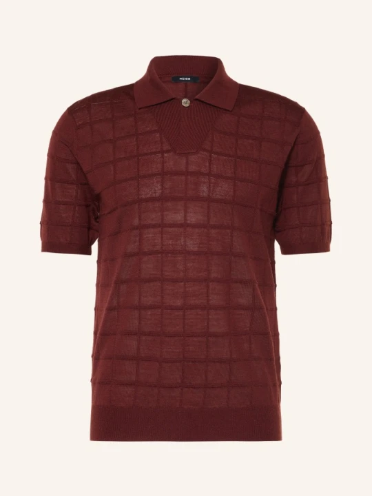 Zdjęcie produktu Reiss Koszulka Polo Z Dzianiny Serval rot CIEMNOCZERWONY
