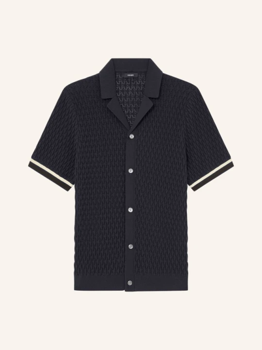 Zdjęcie produktu Reiss Koszulka Z Dzianiny Bilsby Slim Fit blau