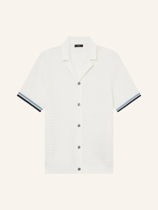 Zdjęcie produktu Reiss Koszulka Z Dzianiny Bilsby Slim Fit weiss